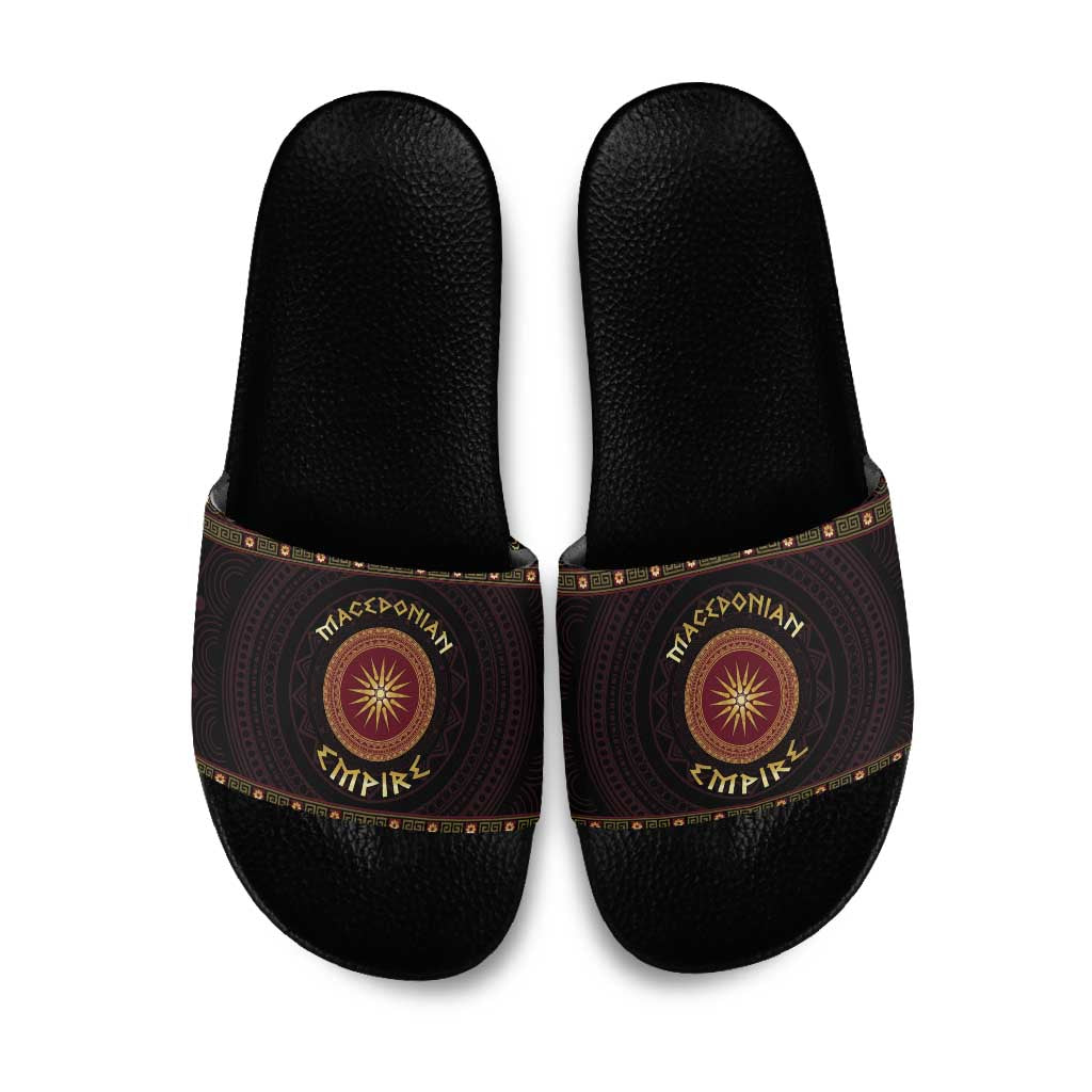 Macedonian Empire Slide Sandals Alexander The Great World Tour - Wonder Print Shop