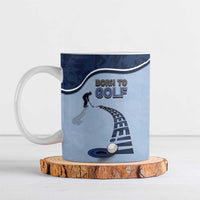 Golf Ceramic Mug Sporty Style Navy - Wonder Print Shop