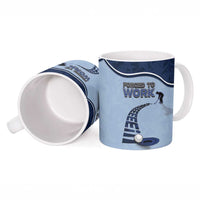Golf Ceramic Mug Sporty Style Navy - Wonder Print Shop