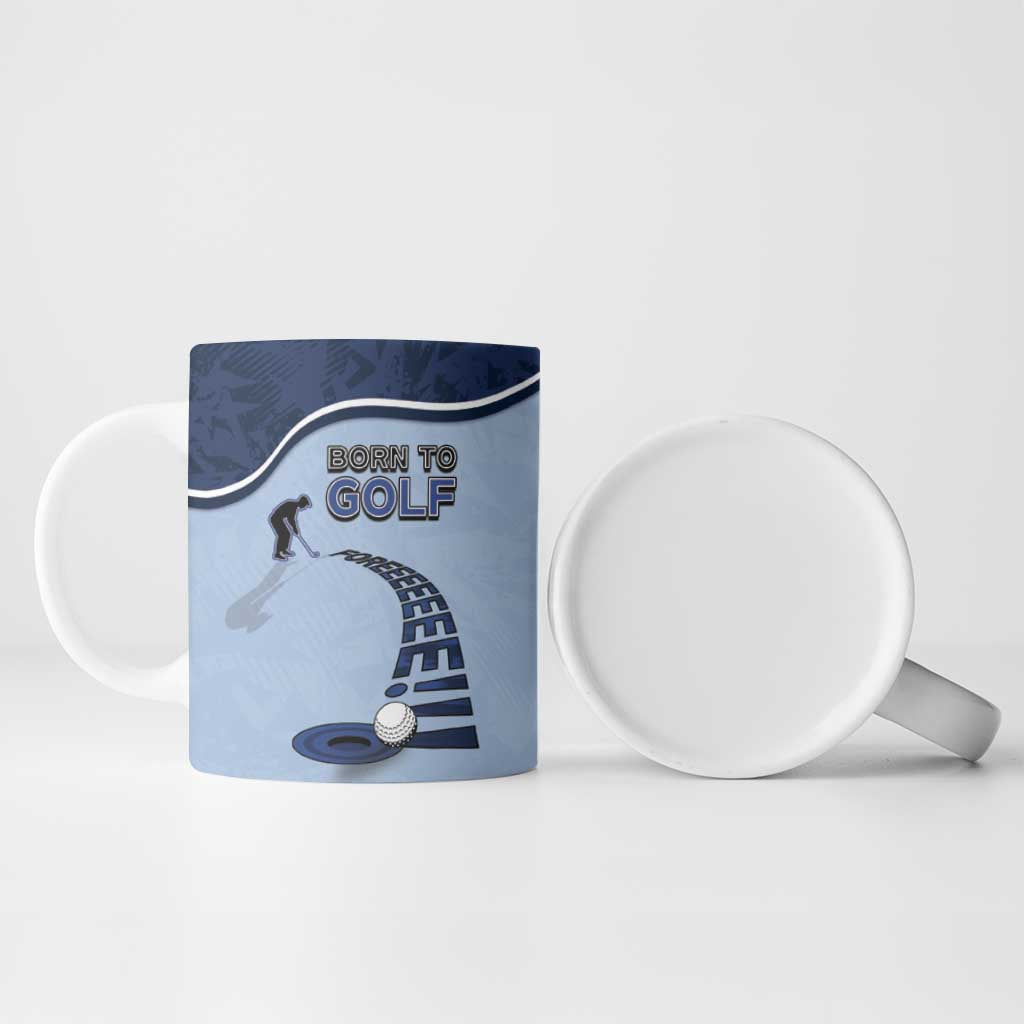 Golf Ceramic Mug Sporty Style Navy - Wonder Print Shop