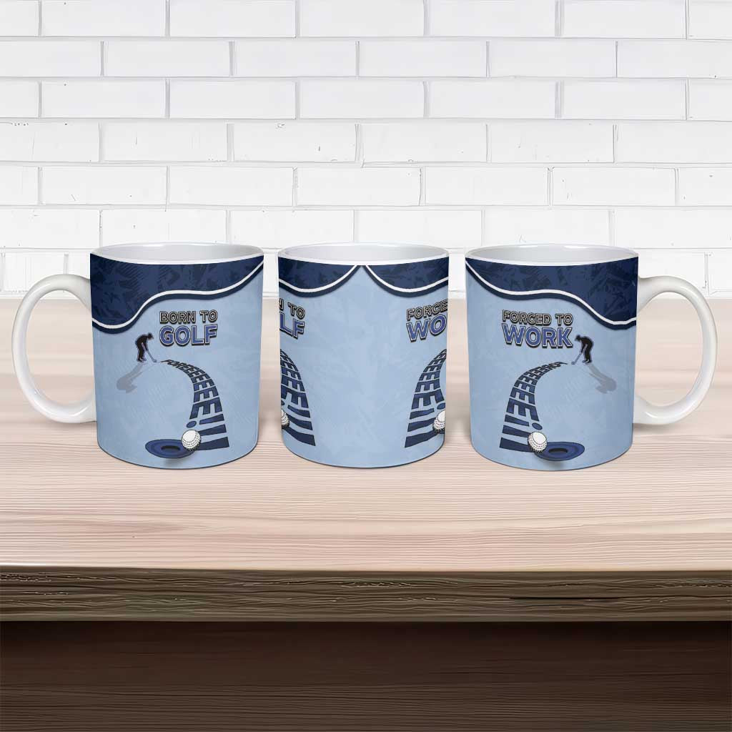 Golf Ceramic Mug Sporty Style Navy - Wonder Print Shop