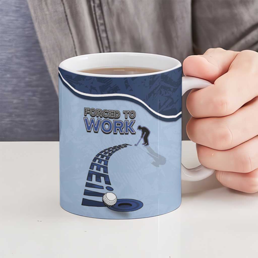 Golf Ceramic Mug Sporty Style Navy - Wonder Print Shop