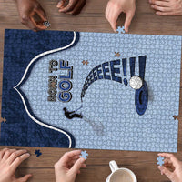 Golf Puzzle Sporty Style Navy - Wonder Print Shop