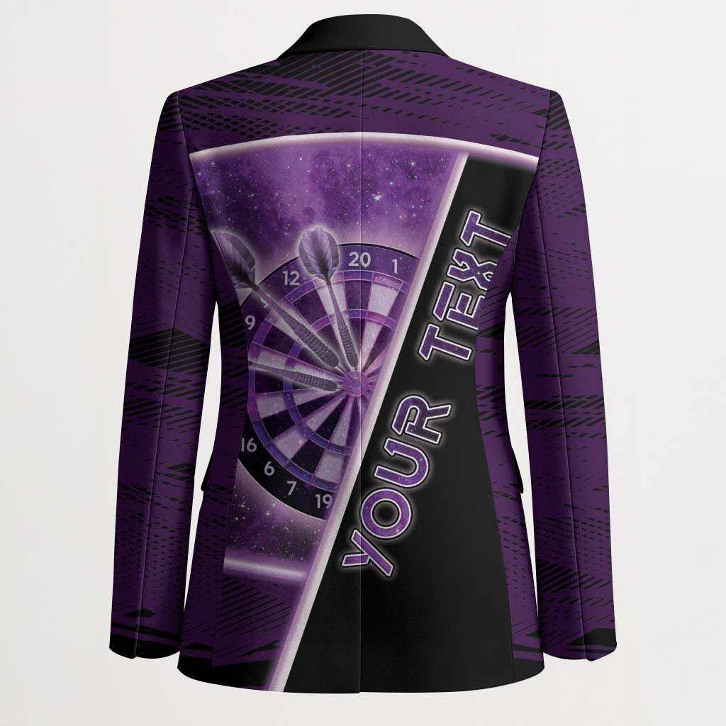 Personalized Darts Blazer Galaxy Style Purple - Wonder Print Shop