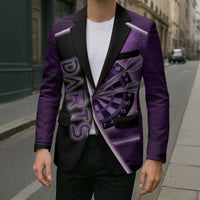 Personalized Darts Blazer Galaxy Style Purple - Wonder Print Shop