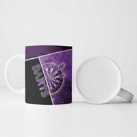 Darts Ceramic Mug Galaxy Style Purple - Wonder Print Shop