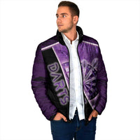 Personalized Darts Padded Jacket Galaxy Style Purple - Wonder Print Shop