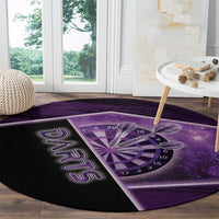 Darts Round Carpet Galaxy Style Purple - Wonder Print Shop