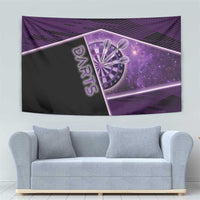 Darts Tapestry Galaxy Style Purple - Wonder Print Shop