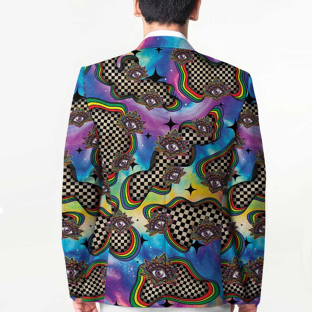 Hippie Blazer Psychedelic Third Eye Art - Wonder Print Shop