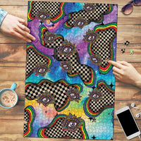 Hippie Puzzle Psychedelic Third Eye Art - Wonder Print Shop