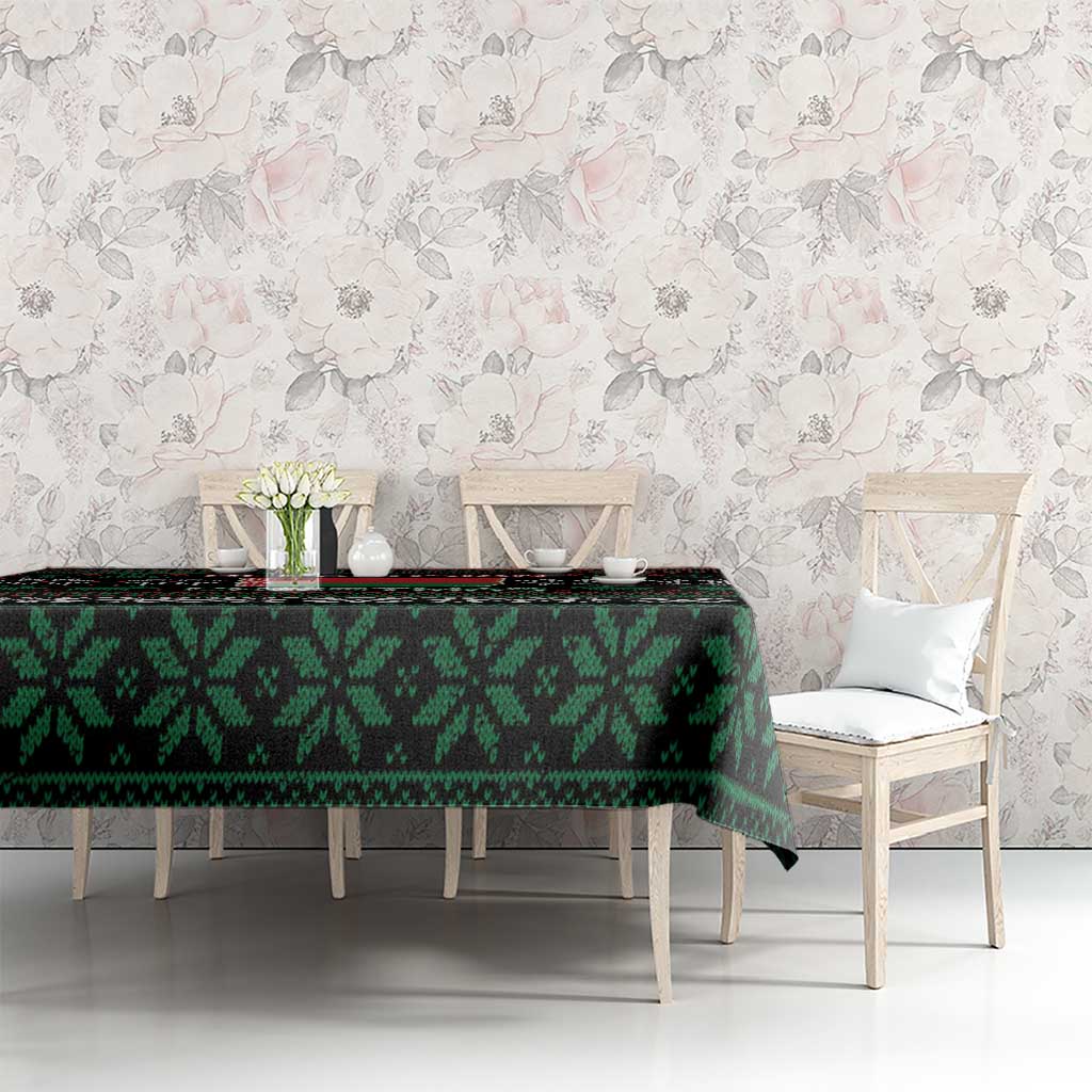 Belarus Christmas Tablecloth Flag With Belarusian Patterns - Wonder Print Shop