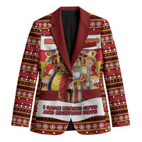 Personalized Belgium Blazer Saint Nicholas With Patterns Xmas - Wonder Print Shop