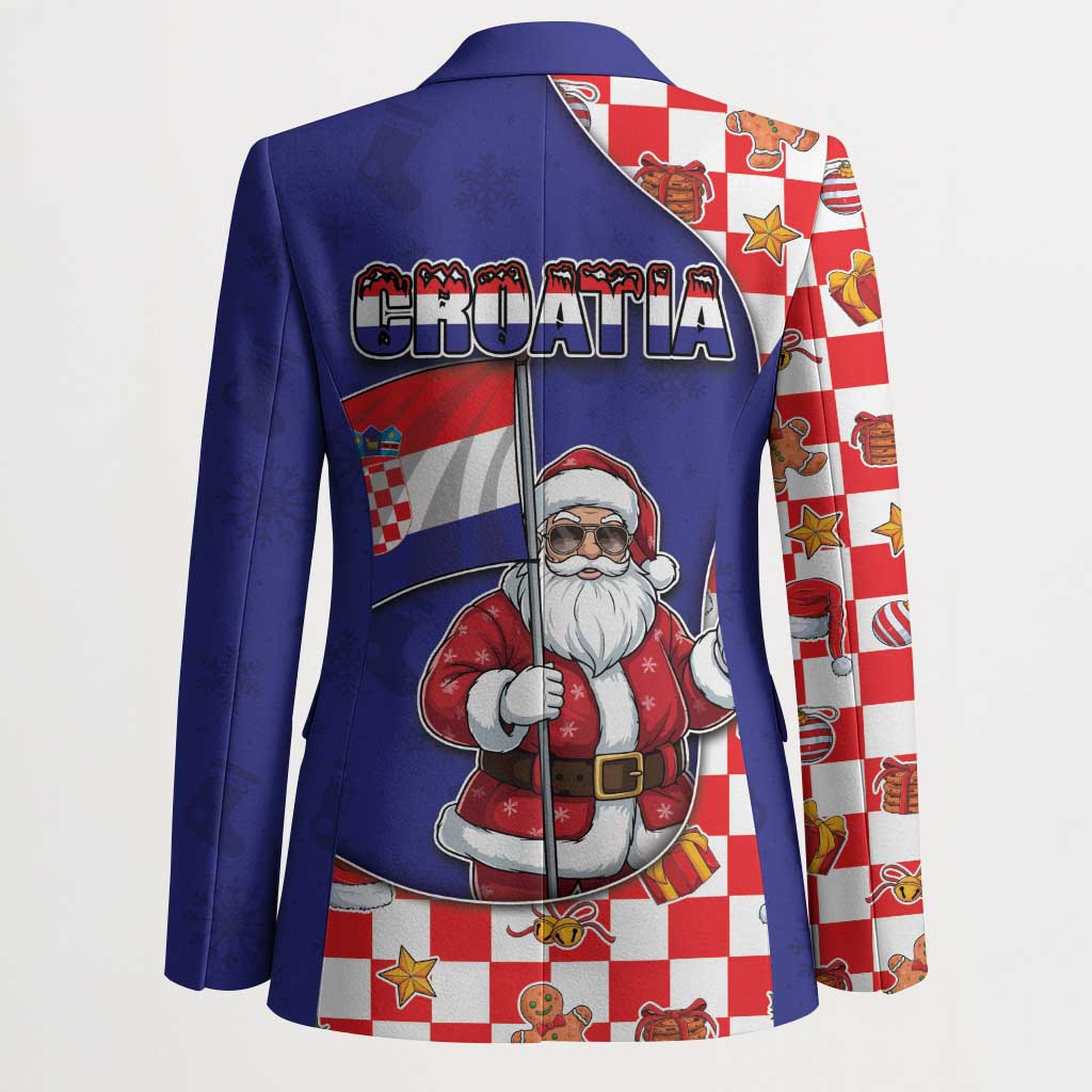 Croatia Christmas Blazer Santas Favorite Croatian - Wonder Print Shop