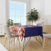 Croatia Christmas Tablecloth Santas Favorite Croatian - Wonder Print Shop