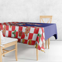 Croatia Christmas Tablecloth Santas Favorite Croatian - Wonder Print Shop