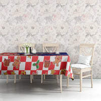 Croatia Christmas Tablecloth Santas Favorite Croatian - Wonder Print Shop