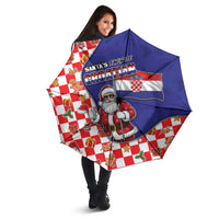 Croatia Christmas Umbrella Santas Favorite Croatian - Wonder Print Shop