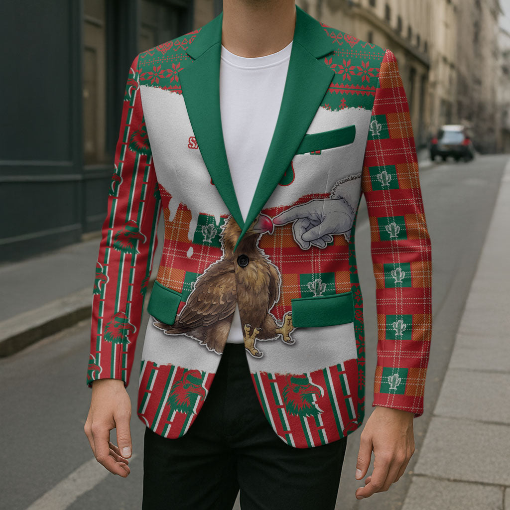 Personalized Mexico Christmas Blazer Such a Cute Baby Golden Eagle