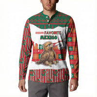 Personalized Mexico Christmas Button Sweatshirt Such a Cute Baby Golden Eagle