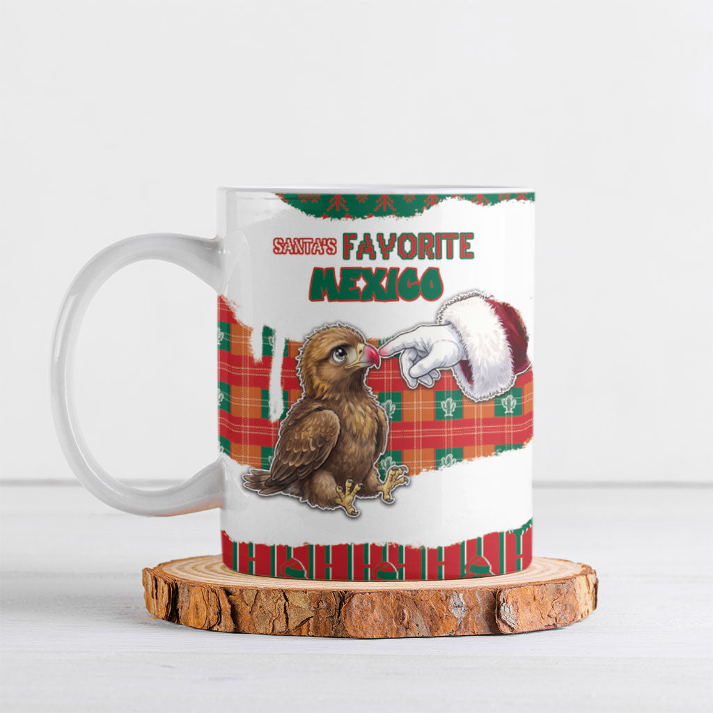 Personalized Mexico Christmas Ceramic Mug Such a Cute Baby Golden Eagle