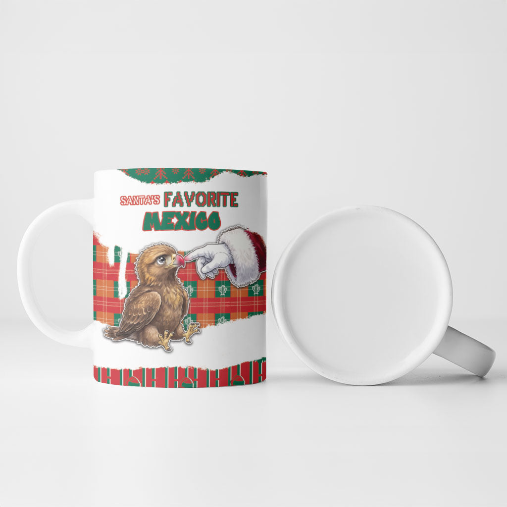 Personalized Mexico Christmas Ceramic Mug Such a Cute Baby Golden Eagle