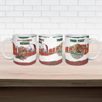 Personalized Mexico Christmas Ceramic Mug Such a Cute Baby Golden Eagle