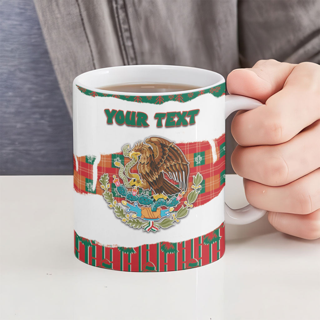 Personalized Mexico Christmas Ceramic Mug Such a Cute Baby Golden Eagle