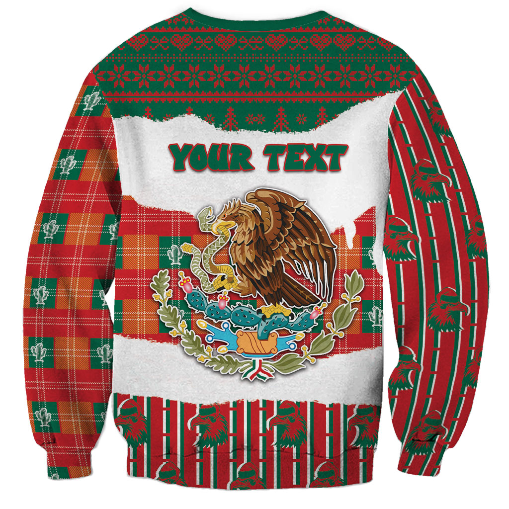 Personalized Mexico Christmas Sweatshirt Such a Cute Baby Golden Eagle