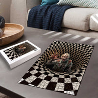 3D Illusion Zombie Halloween Puzzle Horror Style - Wonder Print Shop