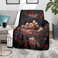 3D Illusion Skull Halloween Blanket Hell Pit - Wonder Print Shop
