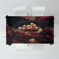3D Illusion Skull Halloween Tablecloth Hell Pit - Wonder Print Shop