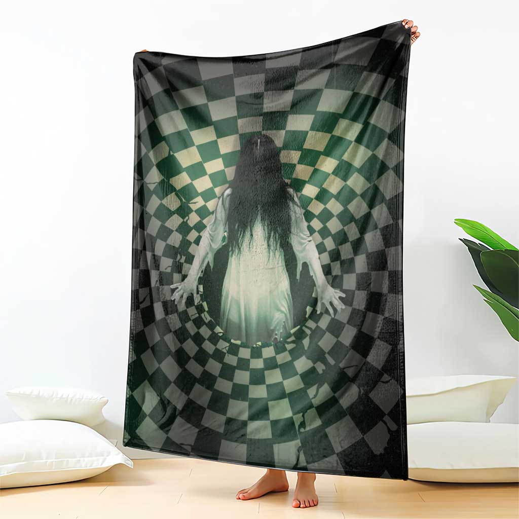 3D Illusion Ghost 3D Halloween Blanket Horror Retro Style - Wonder Print Shop