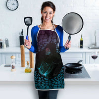 3D Illusion Witch Halloween Apron Dark Magic In The Cracks - Wonder Print Shop