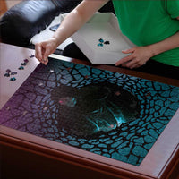 3D Illusion Witch Halloween Puzzle Dark Magic In The Cracks - Wonder Print Shop