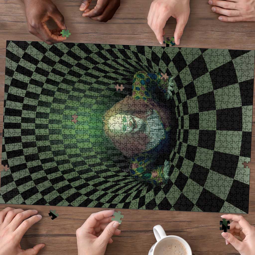 3D Illusion Clown Halloween Puzzle Dark Style - Wonder Print Shop
