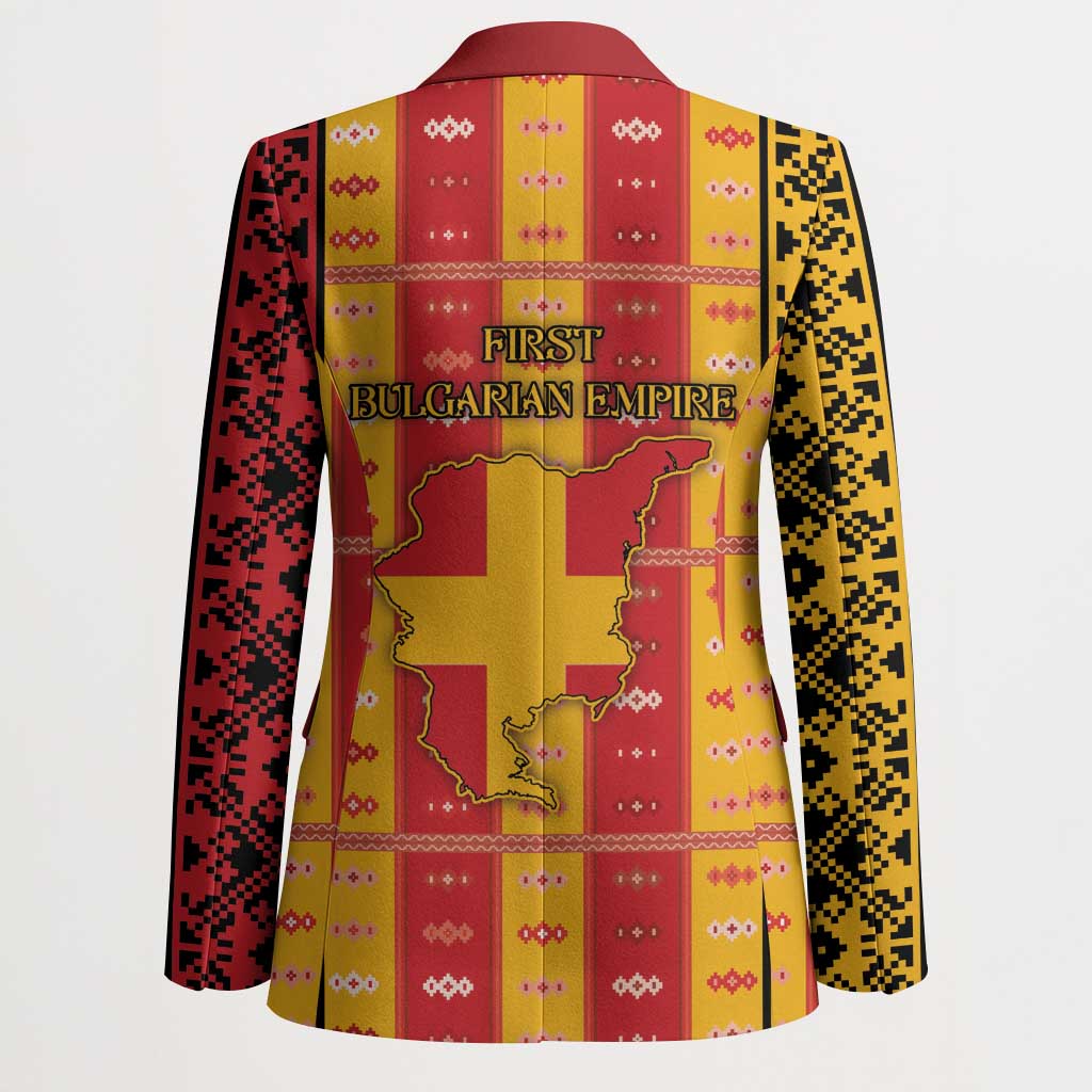 First Bulgarian Empire Blazer Slavic Patterns - Wonder Print Shop
