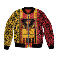 First Bulgarian Empire Bomber Jacket Slavic Patterns - Wonder Print Shop
