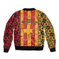 First Bulgarian Empire Bomber Jacket Slavic Patterns - Wonder Print Shop