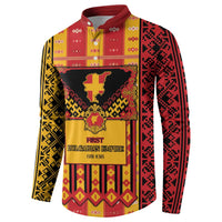 First Bulgarian Empire Button Sweatshirt Slavic Patterns - Wonder Print Shop