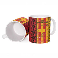 First Bulgarian Empire Ceramic Mug Slavic Patterns - Wonder Print Shop