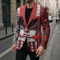 Second Bulgarian Empire Blazer Slavic Patterns - Wonder Print Shop