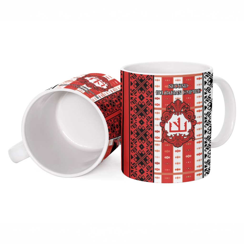 Second Bulgarian Empire Ceramic Mug Slavic Patterns - Wonder Print Shop