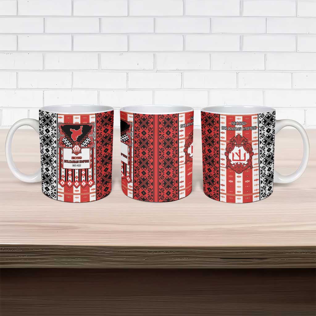 Second Bulgarian Empire Ceramic Mug Slavic Patterns - Wonder Print Shop
