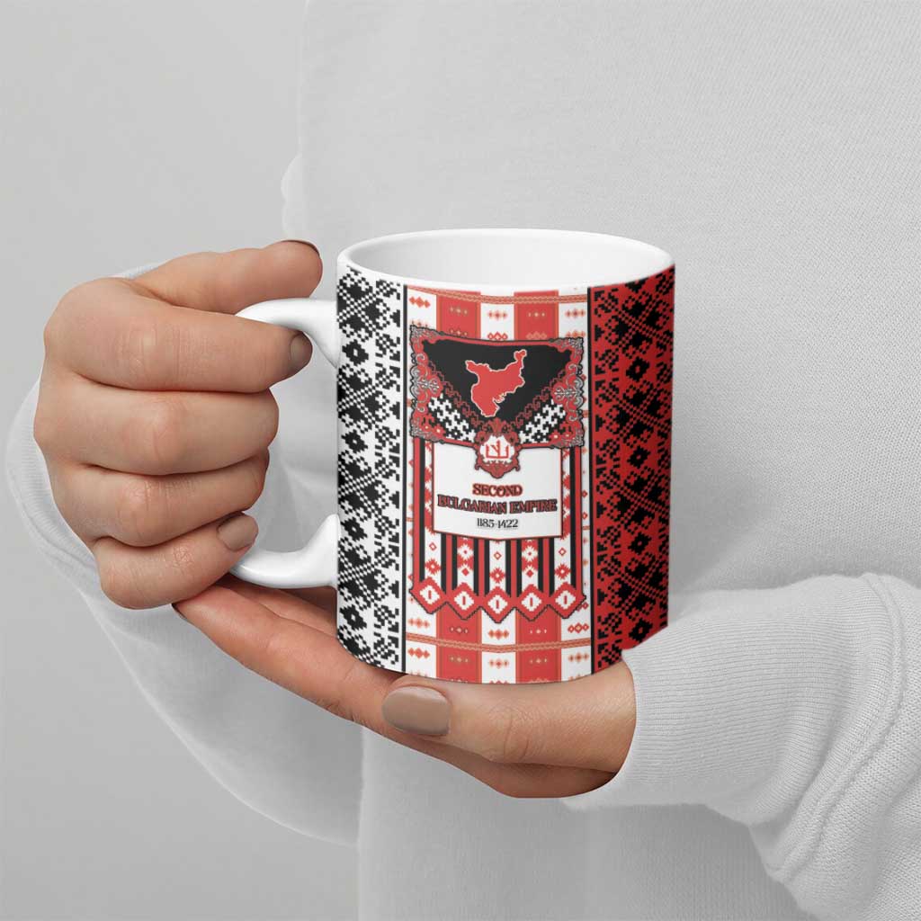 Second Bulgarian Empire Ceramic Mug Slavic Patterns - Wonder Print Shop