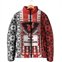 Second Bulgarian Empire Padded Jacket Slavic Patterns - Wonder Print Shop