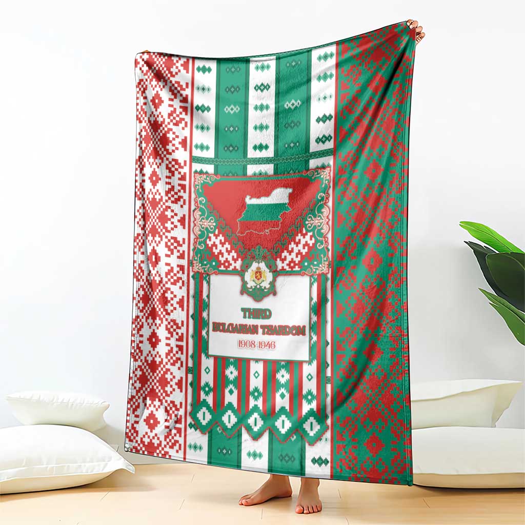 Tsardom Of Bulgaria Blanket Slavic Patterns - Wonder Print Shop