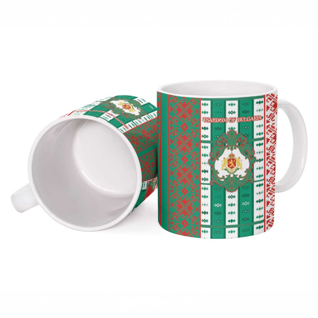 Tsardom Of Bulgaria Ceramic Mug Slavic Patterns - Wonder Print Shop