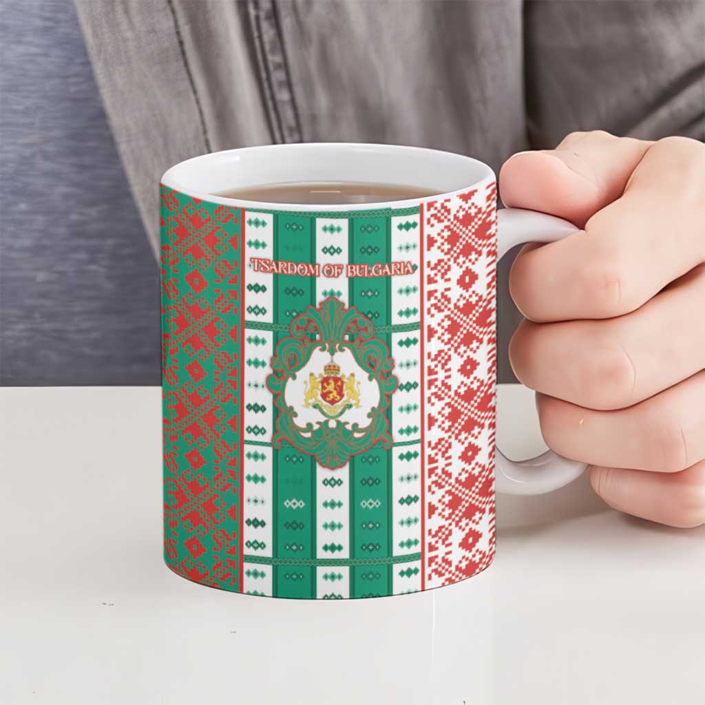 Tsardom Of Bulgaria Ceramic Mug Slavic Patterns - Wonder Print Shop