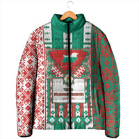 Tsardom Of Bulgaria Padded Jacket Slavic Patterns - Wonder Print Shop